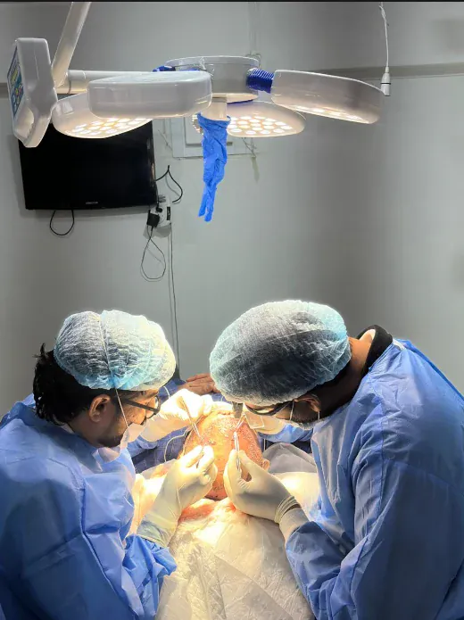 Surgical procedure in OT